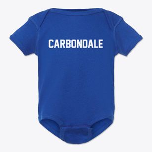 Carbondale Colorado Classic Block Baby Onesie