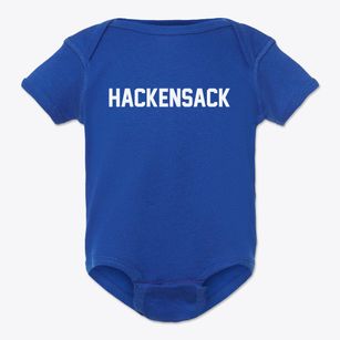 Hackensack New Jersey Classic Block Baby Onesie