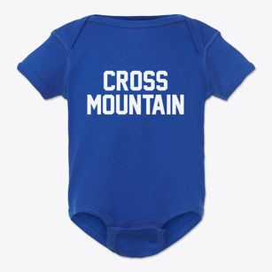 Cross Mountain Texas Classic Block Baby Onesie