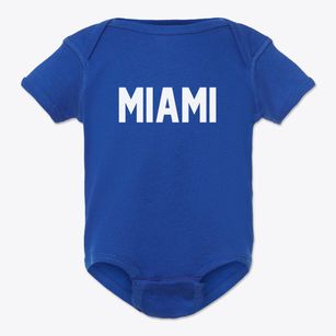Miami Arizona Classic Block Baby Onesie