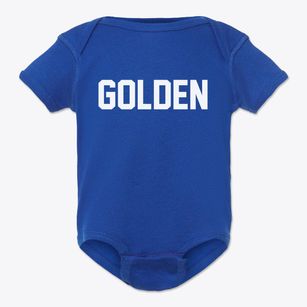 Golden Illinois Classic Block Baby Onesie