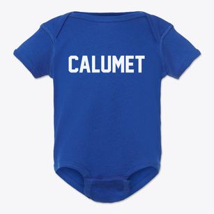 Calumet Oklahoma Classic Block Baby Onesie
