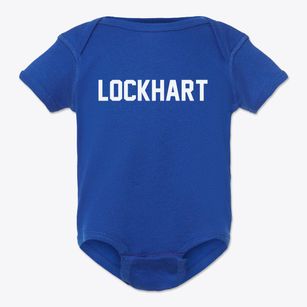Lockhart Alabama Classic Block Baby Onesie