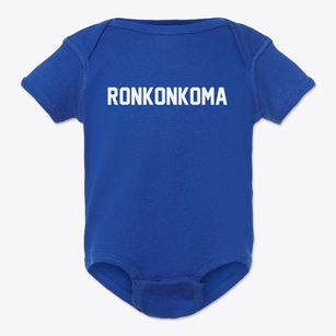 Ronkonkoma New York Classic Block Baby Onesie