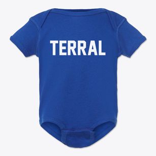 Terral Oklahoma Classic Block Baby Onesie