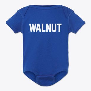 Walnut Kansas Classic Block Baby Onesie