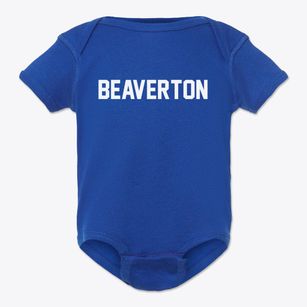 Beaverton Alabama Classic Block Baby Onesie