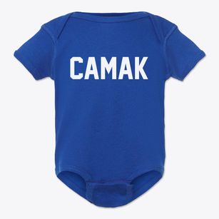 Camak Georgia Classic Block Baby Onesie