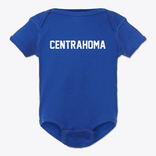 Centrahoma Oklahoma Classic Block Baby Onesie