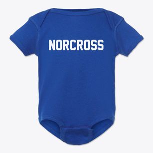 Norcross Minnesota Classic Block Baby Onesie