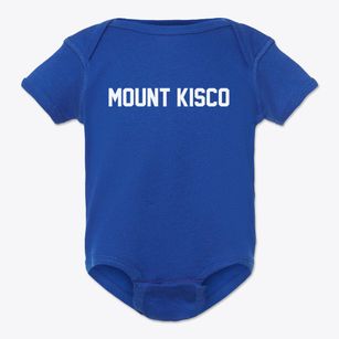 Mount Kisco New York Classic Block Baby Onesie