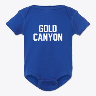Gold Canyon Arizona Classic Block Baby Onesie