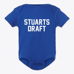 Stuarts Draft Virginia Classic Block Baby Onesie