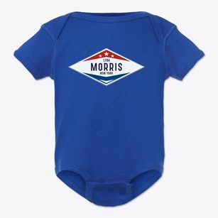 Morris New York Diamond Star Baby Onesie