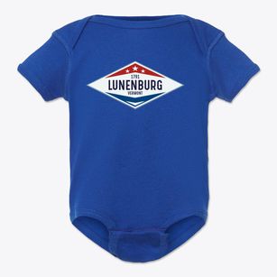 Lunenburg Vermont Diamond Star Baby Onesie