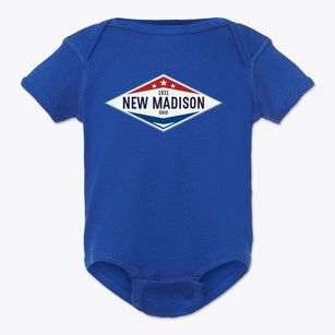 New Madison Ohio Diamond Star Baby Onesie