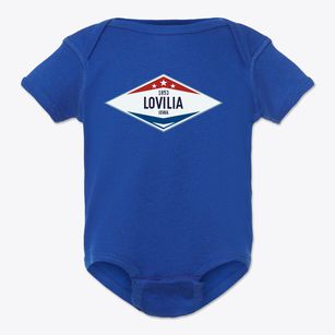 Lovilia Iowa Diamond Star Baby Onesie