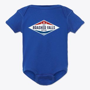 Brasher Falls New York Diamond Star Baby Onesie