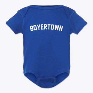 Boyertown Pennsylvania Classic Curve Baby Onesie