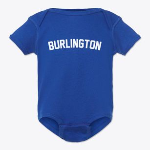Burlington Vermont Classic Curve Baby Onesie
