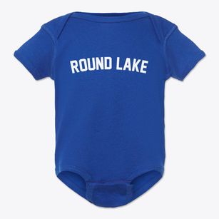 Round Lake New York Classic Curve Baby Onesie