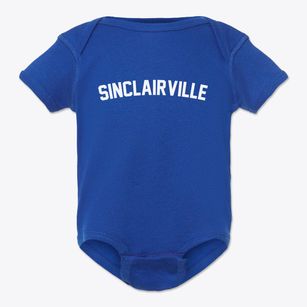 Sinclairville New York Classic Curve Baby Onesie