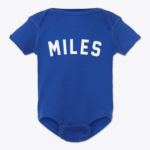 Miles Iowa Classic Curve Baby Onesie