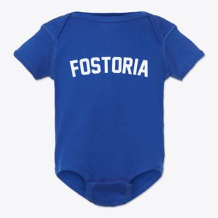 Fostoria Iowa Classic Curve Baby Onesie