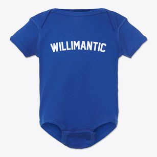 Willimantic Maine Classic Curve Baby Onesie