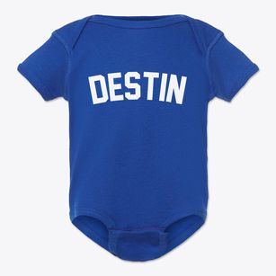 Destin Florida Classic Curve Baby Onesie