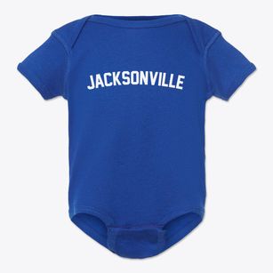 Jacksonville Alabama Classic Curve Baby Onesie