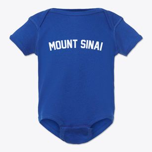 Mount Sinai New York Classic Curve Baby Onesie