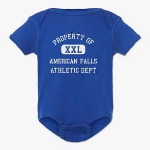 American Falls Idaho Athletic Dept Baby Onesie