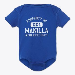 Manilla Indiana Athletic Dept Baby Onesie