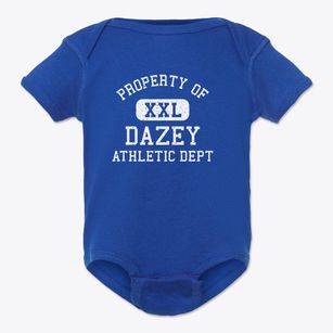 Dazey North Dakota Athletic Dept Baby Onesie