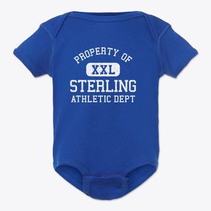 Sterling Massachusetts Athletic Dept Baby Onesie