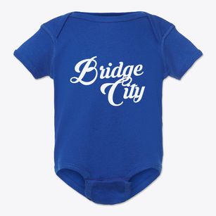 Bridge City Louisiana Vintage Team Baby Onesie