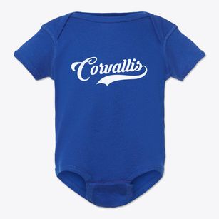 Corvallis Oregon Vintage Team Baby Onesie