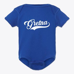Gretna Nebraska Vintage Team Baby Onesie
