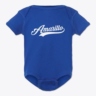 Amarillo Texas Vintage Team Baby Onesie