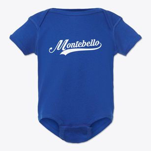 Montebello New York Vintage Team Baby Onesie