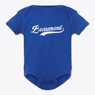 Beaumont California Vintage Team Baby Onesie