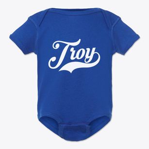 Troy North Carolina Vintage Team Baby Onesie