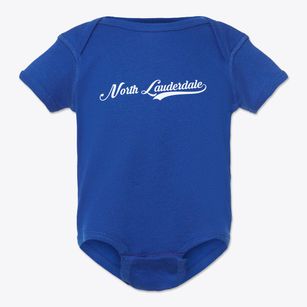 North Lauderdale Florida Vintage Team Baby Onesie