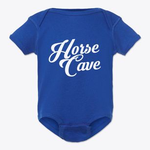 Horse Cave Kentucky Vintage Team Baby Onesie