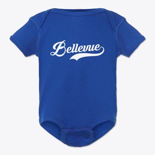 Bellevue Idaho Vintage Team Baby Onesie