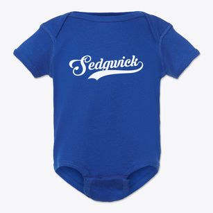 Sedgwick Kansas Vintage Team Baby Onesie