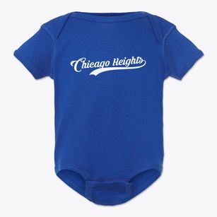 Chicago Heights Illinois Vintage Team Baby Onesie