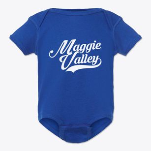 Maggie Valley North Carolina Vintage Team Baby Onesie