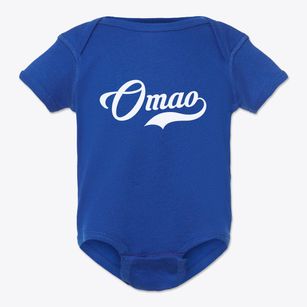 Omao Hawaii Vintage Team Baby Onesie